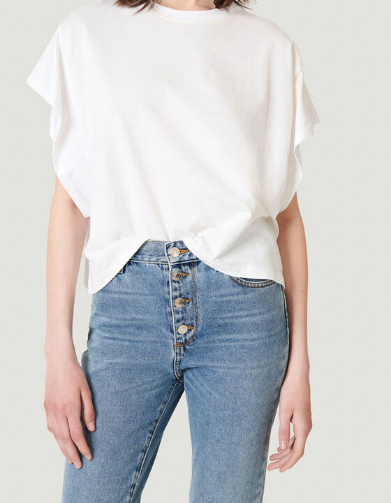 TAMLYN OVERSIZED CREW NECK T SHIRT